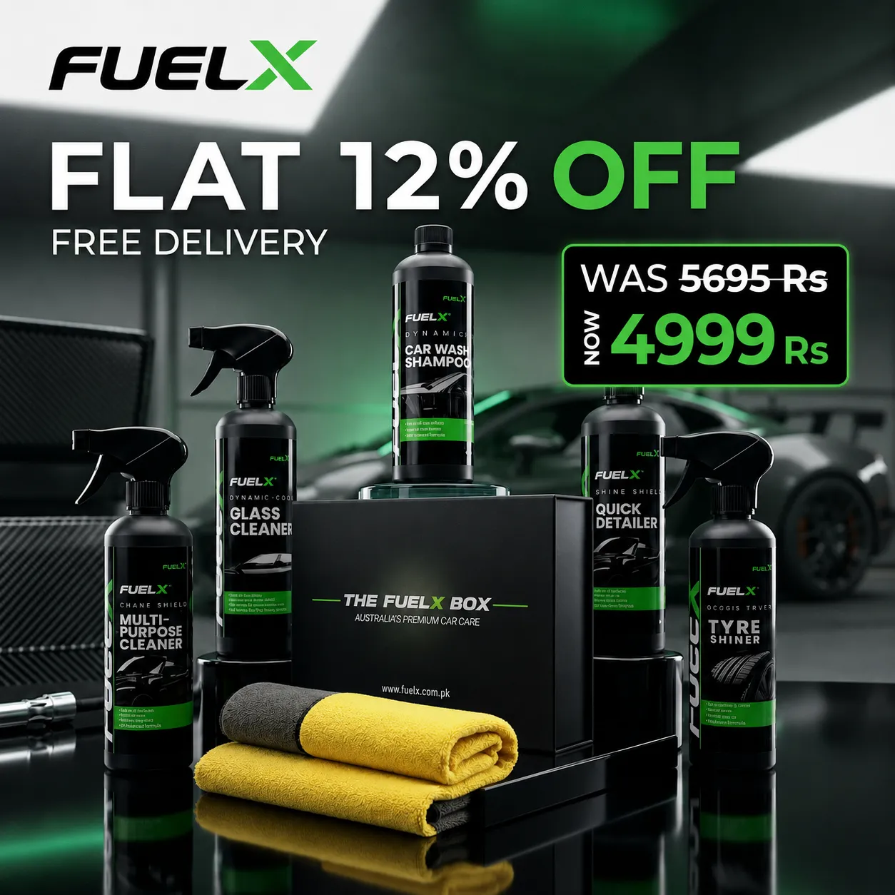 The FuelX Box - Complete Car Care Kit
